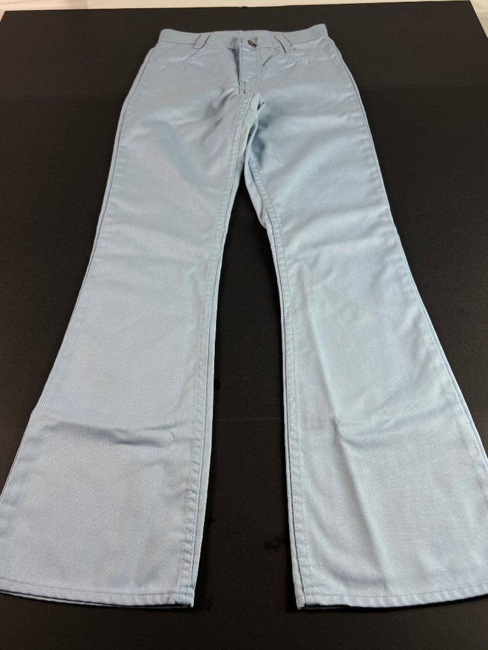 VTG 70s Levi's Jeans Student 24x30* 746 Bell Bottoms Light Blue Denim Tag 26x31